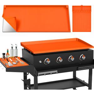 36" Blackstone Silicone Griddle Cover and 16" Blackstone Griddle Accessories | Comprehensive Protection | Thick & Durable | Reusable & Premium Food-Grade Silicone Grill Mat | from Dirt & Rust