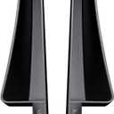 Shorter Car Seat Side Gap Filler Black Set of 2 Pack Between Car Seat Catcher Blacker Between Seat Central Console Organizer Seats Crack Gap Filler Car Seat Gap Plug with Storage Slot Seat Belt Hole