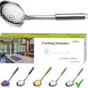 Berglander Stainless Steel Cooking Skimmer - Slotted Spoon for Straining, Ideal for Kitchen Use