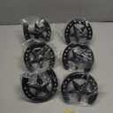 Cowboy Hat Hook for Wall, 4 Pack Cowboy Hat Rack, Metal Horseshoe Hanger, Hat Organizer, Western Hook for Wall, Hat Holder Display for Closet, Horse Supplies, Texas Gifts for Men, Black