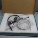 30X 10X Large Floor Magnifying Glass with Light and Stand,72 LED Flexible Gooseneck Floor Magnifying Lamp,2 in 1 Lighted Magnifiers for Close Work, Sewing, Crafts, Hobbies Black