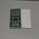 Taisairu for Samsung Galaxy S25 Ultra Case with Screen Protector & Slide Camera Lens Cover, Built-in Magnetic Ring Stand Shockproof Protective Phone Case for Samsung S25 Ultra Case (Green)