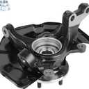 Front Left Steering Knuckle & Wheel Bearing Hub Assembly for Toyota Sienna 2004-2010, 698-425, 698425, 4321208010, 435020E030, 47782-08020, 90080-36193, Only for FWD, Driver Side