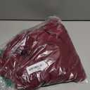 BORIFLORS Women's Bodycon Ruched Mesh Long Sleeve Maxi Dress Mermaid Ruffle Formal Cocktail Party Long Dresses (Wine Red, XL)