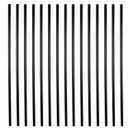 Myard 29 Inches Classic Hollow Round Iron Deck Balusters Furniture for Deck Railing Porch Staircase Banister Balustrade (25-Pack, Matte Black)