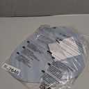 Myir JUN Placemats, Dual-Sided Placemats Waterproof Faux Leather Placemats Set of 4 Place Mats and Coasters Non-Slip Washable Table Mats for Dining Table (Camel Yellow Light Blue, Set of 4)