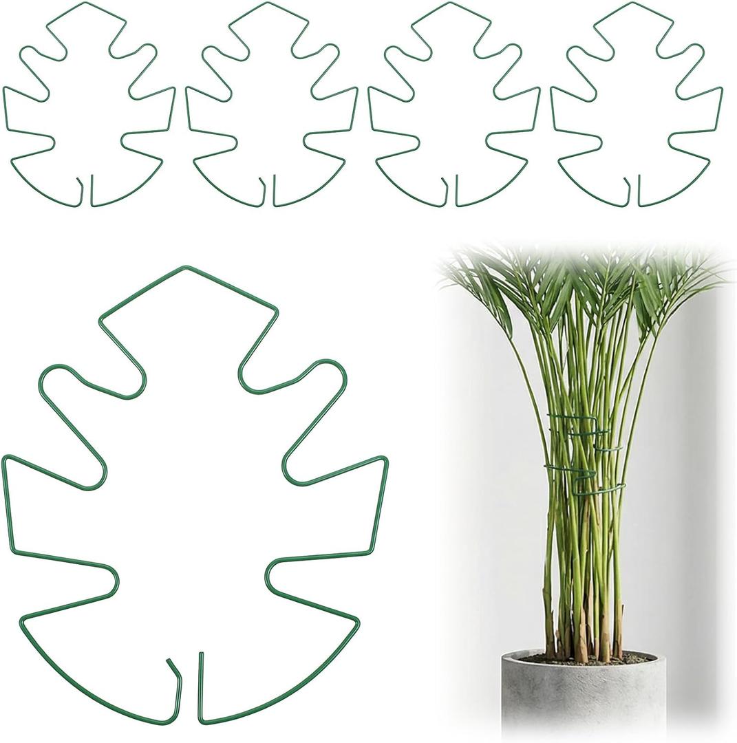2 x 5 Pcs Plant Stakes for Indoor Plants, Reusable Iron Monstera Plant Support Structures Plant Supports for Indoor Plants Climbing and Thriving Growth Holders Gardening Accessories