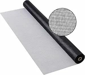 Window Screen Mesh for House Durable Fiberglass Mesh Screen Roll 60 Inch x100 Feet Door Repair Kit Easy to Install Suitable for Windows, Doors and Porches