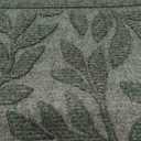 Bulijojo Sturdy Front Entrance Doormats,Durable Heavy Duty Welcome Mat,Thick Absorbent Natural Rubber Non Slip Mat,Easy Clean Entryway Mat 17x30 Inch Leaves Green (1'5" x 2'6" (Rectangular))