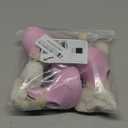 Dog Shoes for Small Medium Large Dogs, Removable Fleece Liner & Adjustable Straps, Waterproof Anti-Slip Paw Protectors, Dog Snow Boots for Winter Snow & Indoor Hard Floors (Pink, 5)