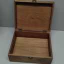 EXISTING Memory Box for Keepsakes, Floral Heart Laser Cut Wood Keepsake Memory Box, Large Wooden Storage Box with Hinged Lid, Keepsake Boxes Gift for Wedding, Valentines Day Anniversary Baby Shower (9.8"L x 7.8"W x 4.1"H, Black brown)