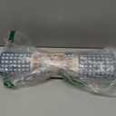 Kitchen Rugs Non Slip Washable, Rubber Backing Soft Chenille Braided Kitchen Mats for Floor, Super Absorbent Kitchen Runner Rug Standing Mat Sink Mat, Easy to Clean, Blue 17"x47"