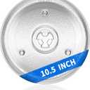 10.5 Inch /27cm Microwave Glass Oven Plate Replacement for Hamilton Beach - 252100500497, HB-P90D23, 10-1/2 inch Microwave Glass Turntable Tray for Sunbeam, GE, Emerson P23, Panasonic, Avant