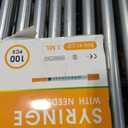 100 Pack 1ml Syringes with Needle-30Ga 5/16 Inch, Individually Sealed Packaging