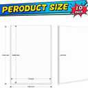10ct Current Comic Book Toploader, Hard Crystal Clear Comic Book Sleeves, Modern Comic Book Display Sleeves, Premium PVC Comic Book Holder, Comic Book Protector for Storage, Collection