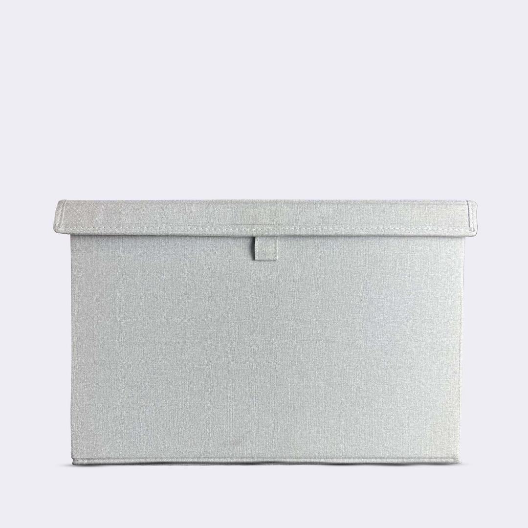 Foldable Premium Fabric Storage Box – 1 Box with 2 Hardboards