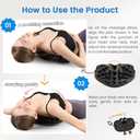 Shoulder Blade & Trapezius Trigger Point Massager, Upper Back Stretcher for Shoulder Back Pain Relief, Posture Correction & Muscle Relaxation, Ideal Gift for Mother