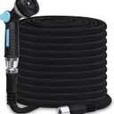 Garden Hose 100 ft, Water Hose with 10 Function Hose Nozzle, Ultra-Light & Flexible Hose for Yard, 3/4 GHT
