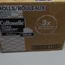 Cottonelle Ultra Comfort Toilet Paper with Cushiony CleaningRipples Texture, 32 Family Mega Rolls = 144 Regular Rolls (8 Packs of 4)
