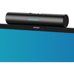 Computer Speakers for Desktop PC Monitor, USB or Type C Plug-in Soundbar, Clip-On Speaker, Wired Laptop Gaming Speakers with Volume Wheel & One-Touch Mute, Compatible with Mac Windows iPhone iPad