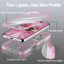 Magnetic for iPhone 17 Case, Built-in Screen Protector Pink