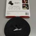 VELCRO Brand Heavy Duty Tape | 12 Foot Roll | Strong Sticky Back Adhesive Holds up to 10 lbs | Industrial Strength Fasteners for Indoor or Outdoor Use | 1-1/2in Width, Black (VEL-30836-USA)