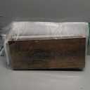 QEEIG Bathroom Shelves Over Toilet - Paper Storage Wall Mounted Farmhouse Decor Decorations Aesthetic Dcor Sign Small Floating Shelf 2+1 Set 16 inch, Rustic Brown (020BN)