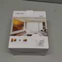 Magcubic 2025 Upgraded HY300PRO Mini Projector with WiFi and Bluetooth, Portable Projector 4K Support, Auto Keystone, 180 Degree Rotation, Smart Proyector for Home Outdoor (White)