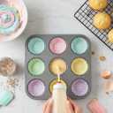 Pancake Batter Dispenser & Mixer/Shaker Bottles, 2-Pack (1000mL Each)  Whisk Ball, No-Drip Silicone Tip, Leakproof, Dishwasher-Safe, BPA-Free  For Pancakes, Waffles, Crepes, Muffins