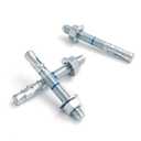 1/2" x 4-1/4" Concrete Anchors (25 Pack) 1/2 inch Wedge Anchors Bolts Zinc Plated