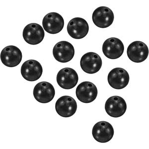 PATIKIL Fishing Beads, Soft Plastic Round Rubber Fishing Bait Eggs Rig Beads Tackle Lures Accessories with Storage Box (12mm)