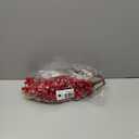 DearHouse 4 Pack Artificial Red Berry Stems Holly Christmas Berries for Festival Holiday Crafts and Home Decor, 26 Inches Burgundy Berry Floral Christmas Tree Decorations