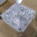 jinchan Area Rug 8x10 Washable Modern Rug Abstract Large Living Room Floor Cover Grey Multi Print Overdyed Distressed Mat Contemporary Non-Slip Thin Carpet for Bedroom Dining Room Kitchen Office