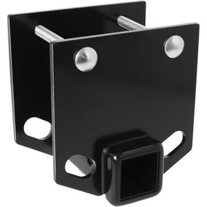 RV Bumper Hitch Receiver 2 Inch Adapter, 3500 lbs Rated, Fits 4 x 4 Inch Square RV Bumpers, Bolt-On Trailer Hitch for Bike Racks, Cargo Carrier, Camper Accessories (Not for Towing)