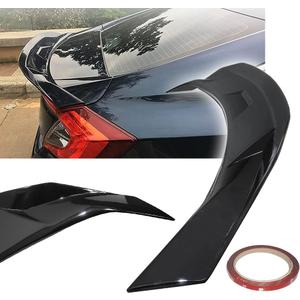 ZXMOTO Fits for Honda Civic Sedan 2016 2017 2018 2019 2020 2021 Glossy Black Highkick Duckbill Trunk Spoiler Wing