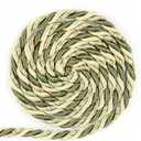 BEL AVENIR 6mm 16Yards Twisted Cord Rope Trim Craft Decorative Nylon Rope Handmade Cording for Sewing Crafts Upholstery Home Dcor (Mix Green)