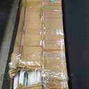 50 Pack Electric Fence Posts, 48 Inch Plastic Step in Fence Post, Temporary Fence Posts for Farm Protection and Livestock, White