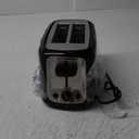 Toastmaster 2-Slice Cool Touch Toaster, Black with Stainless Accent