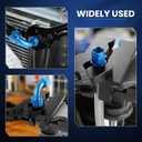 Adjustable AN Wrench 3AN-16AN - Lightweight Aerospace Aluminum, Black Anodized Finish for AN Hose & Fuel Line Fittings (Non-Scratch Jaw)