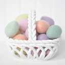 Pastel Rainbow Felt Easter Eggs