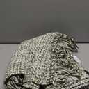 Collive Hallway Runner Rug, 2' x 5' Soft Washable Kitchen Runner Rug, Olive Green/Cream Contemporary Modern Laundry Room Rugs Indoor Hand-Woven Cotton Carpet for Bedroom Entryway Front Door Farmhouse