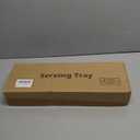 3 Tier Serving Tray Cupcake Stand and Towers Serving Tray for Party Food Tray Farmhouse Serving Platter Decorative Tray Decor Dessert Display Set Tiered Tray Stand (Black)