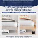 EclatBain Bed Risers Furniture Risers Heavy-Duty Rectangular Adjustable Block Lift to 3 inches and 4.3 inches Desk, Sofa, Chair Legs, Refrigerator, Washing Machine Support up to 4000 pounds