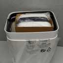 2 Pack 2.7 Gal Bathroom Can with Lid, Automatic Can Small Smart Garbage Can Touchless, Slim Motion Sensor Waterproof Plastic Bins for Bedroom Office Kitchen Toilet (White)