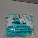 Women’s Aquamarine Blue Bikini With Colorful Accent Band XXL