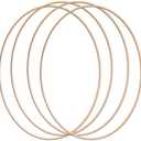 YQQYG 4PCS 12 Inch Metal Ring for Crafts, Dream Catcher Rings, Circles Hoop Floral Macrame Centerpiece Wreath Rings for Making Garlands Wedding Decorations Tassel Dream