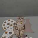 Pasimy Cat Cupcake Stand Party Decorations Cat Theme Cupcake Holder Cardboard 3 Tier Kitten Birthday Party Cake Decorations Pet Lover Dessert Stand for Cat Birthday Party Baby Shower Supplies