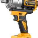 Impact Wrench for DeWalt Battery, 1328Ft-Lbs (1800N.m) Impact Driver, 1/2" Impact Gun 3-Speed High Torque Power Tool for Tire Removal, Rusted Bolts, Heavy Equipment(No Battery)