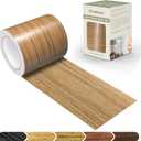 Besezx Wood Grain Tape, 3.9" X15', Self Adhesive Wood Grain Repair Patch for Tables, Chairs, DIY,Baseboards, Doors, Windows, Floors and Furniture Renovation.Natural Wood Grain
