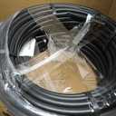 Raindrip 052010P 1/2 in. Drip Irrigation Supply Tubing, 100 ft., for Emitters, Irrigation Parts, and Drip Systems,Black Polythyrene
